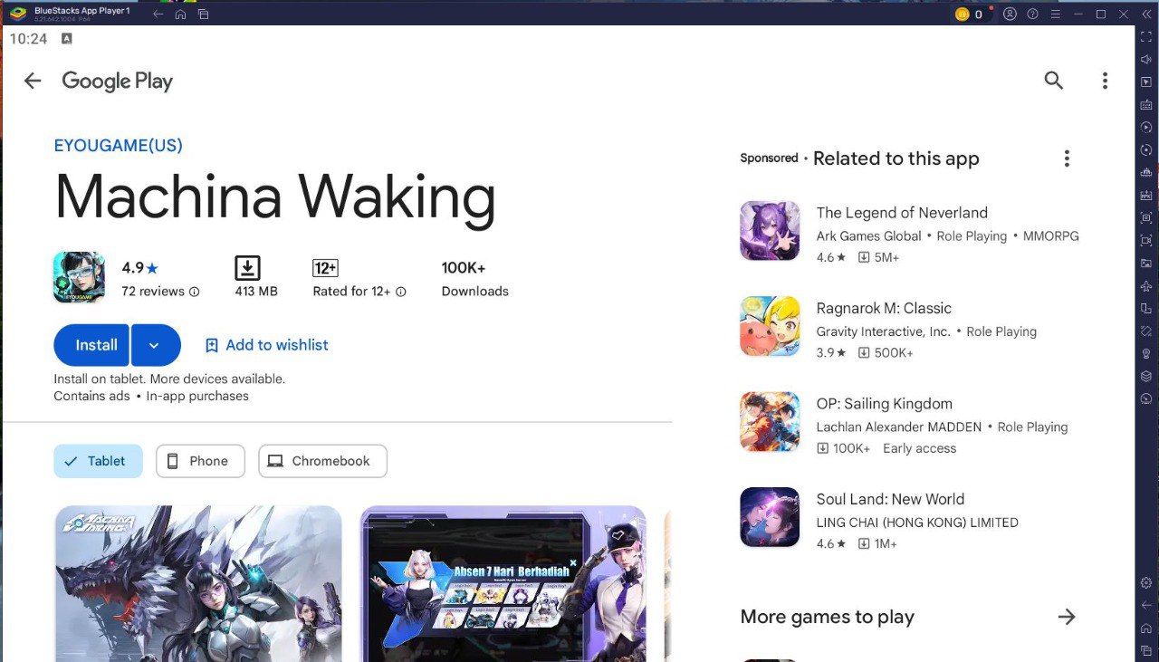 Cara Main Machina Waking di PC atau Laptop