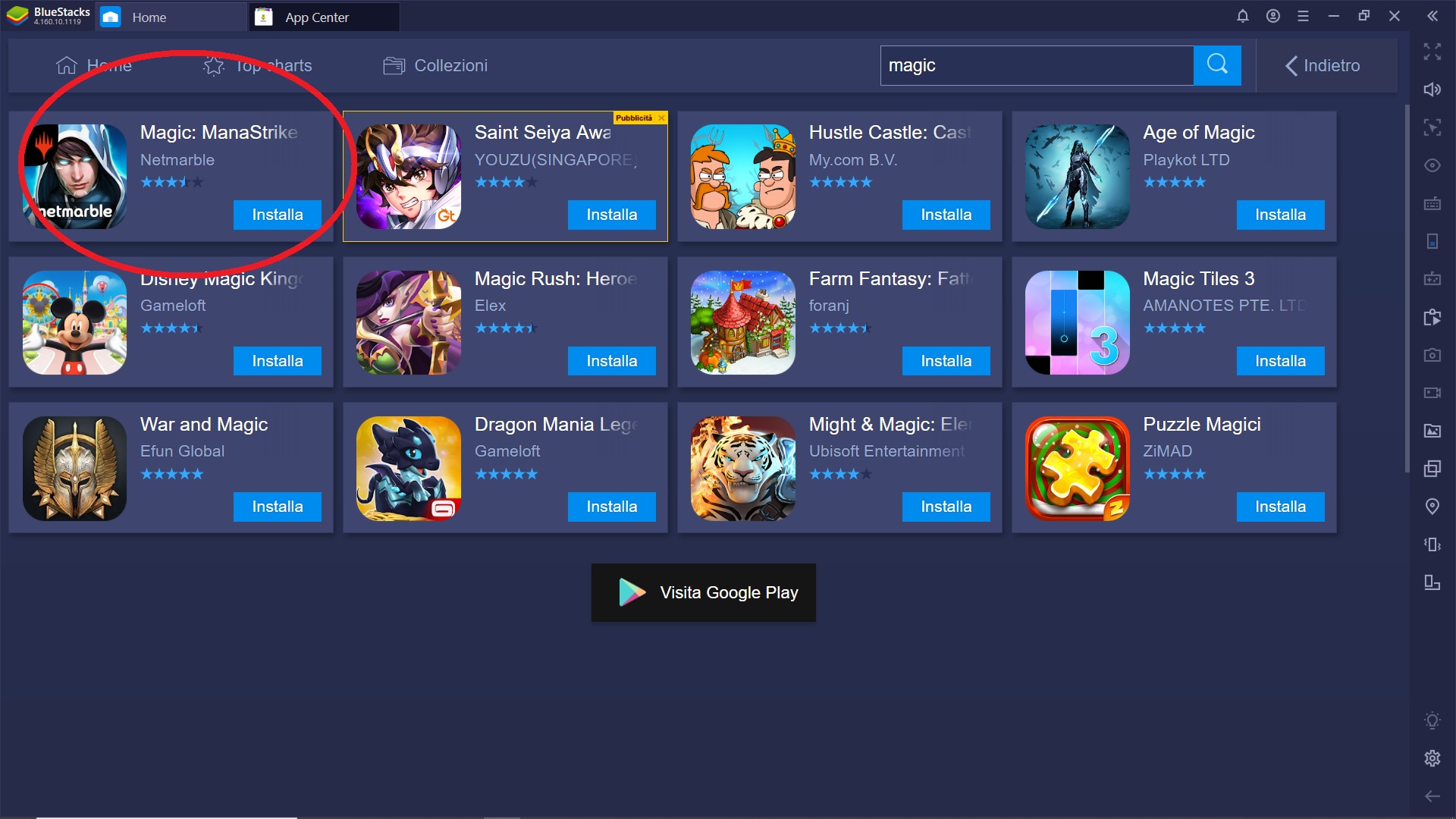 Gioca Magic: ManaStrike con Bluestacks