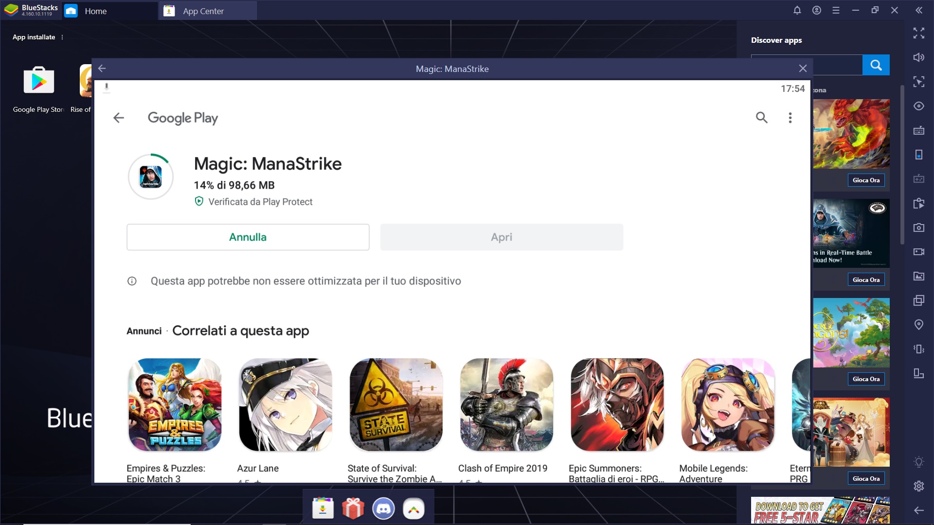 Gioca Magic: ManaStrike con Bluestacks