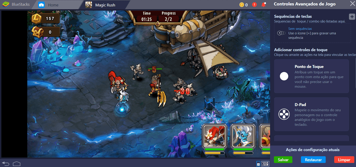 Como instalar e configurar Magic Rush Heroes com BlueStacks