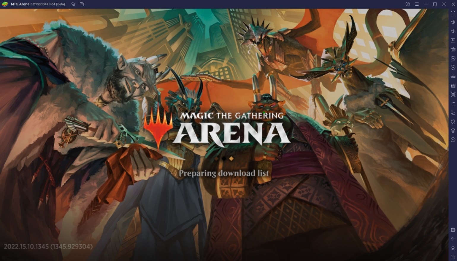 Magic: The Gathering Arena - Запуск на ПК с помощью BlueStacks