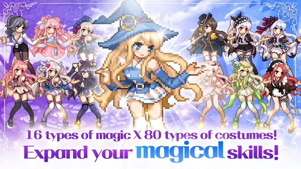 Как установить и играть в игру Magical Girl : Idle Pixel Hero на ПК с помощью BlueStacks