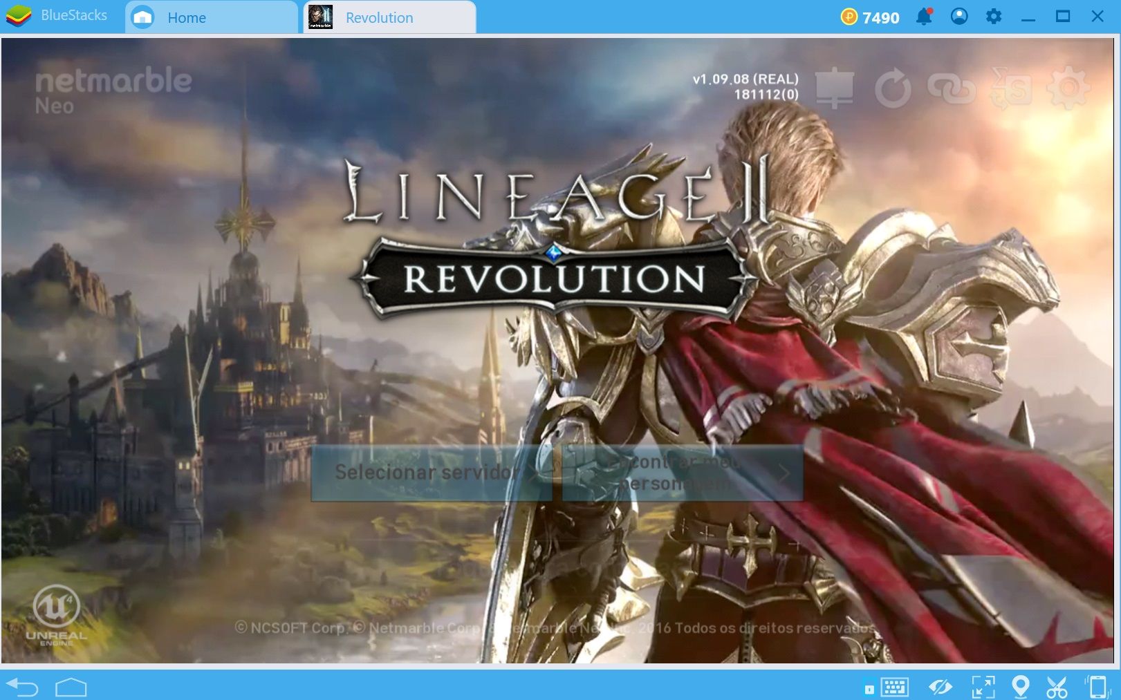 Deixe seu desempenho em Lineage II Revolution mais interessante com o Combo Key de BlueStacks.