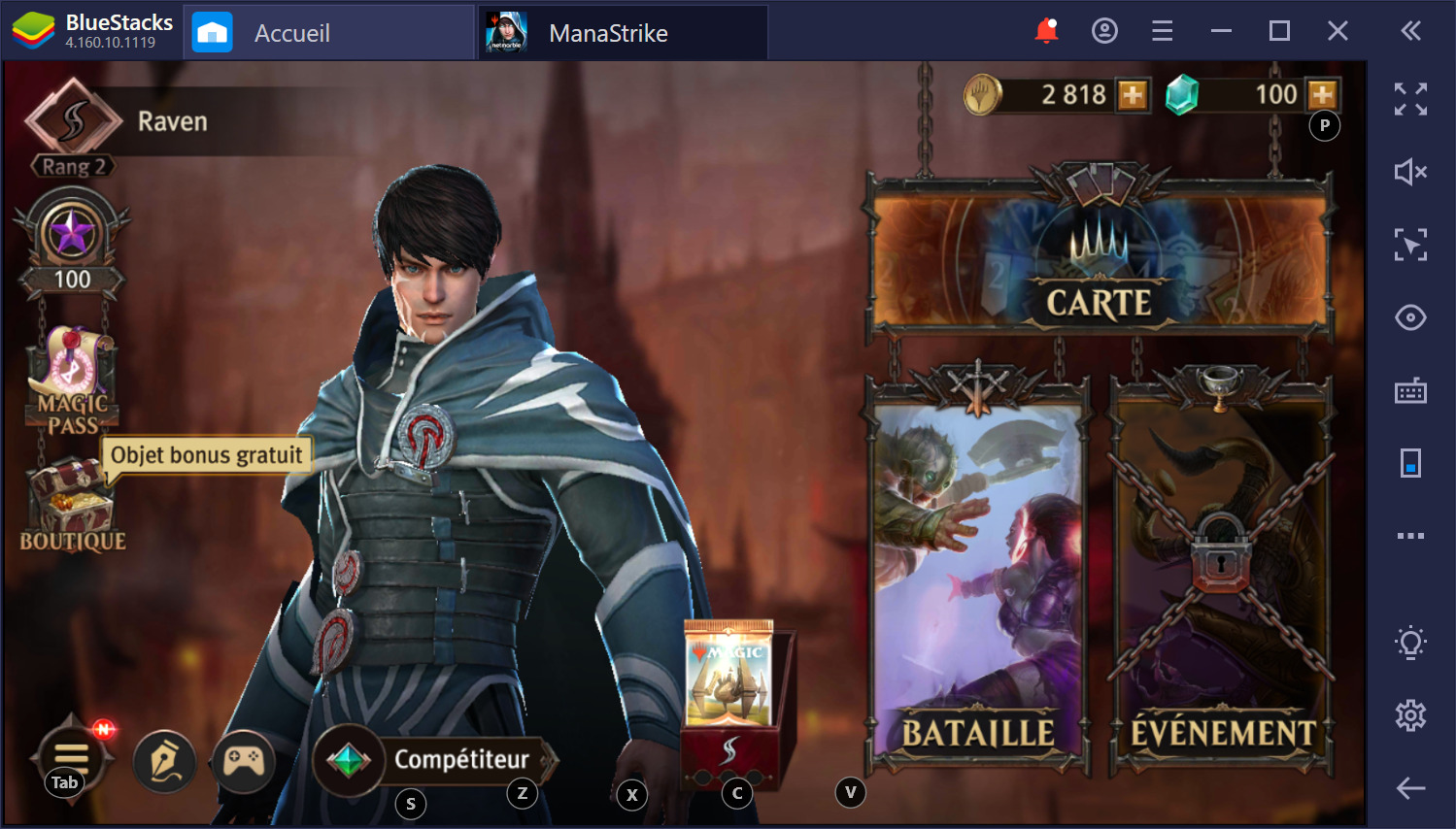 Comment jouer à Magic : ManaStrike sur BlueStacks