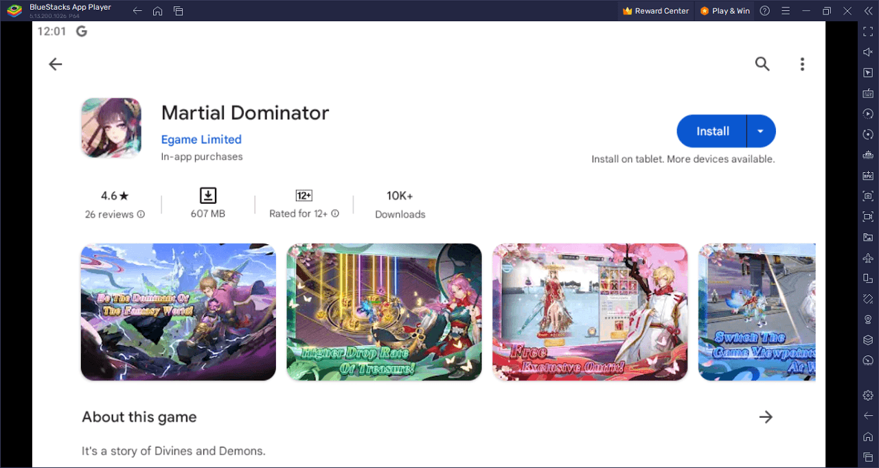 How to Play Martial Dominator on PC With BlueStacks