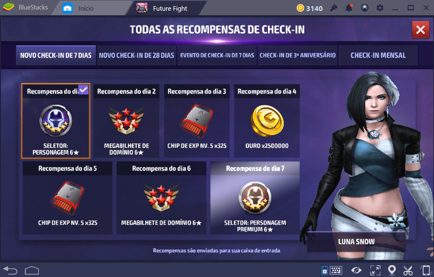 Guia de energia para MARVEL Future Fight