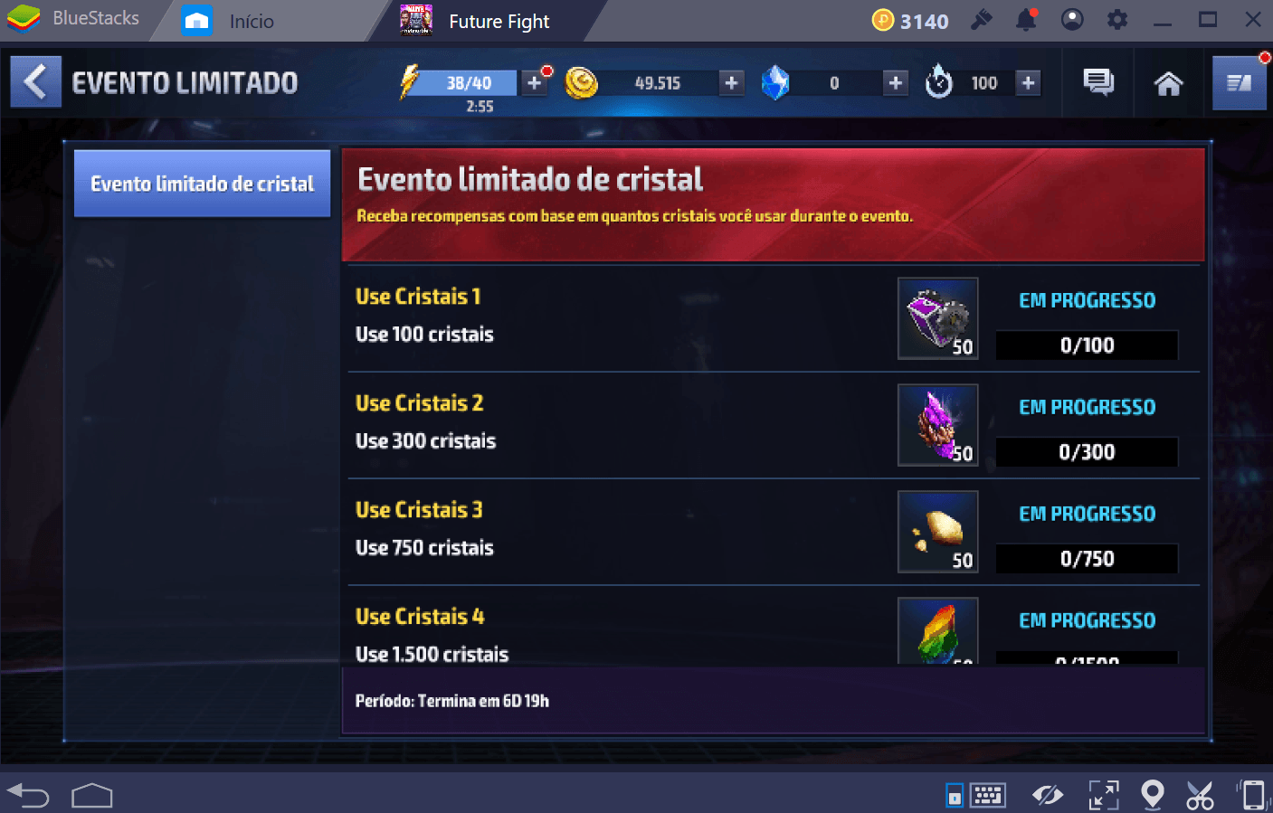 Guia de energia para MARVEL Future Fight