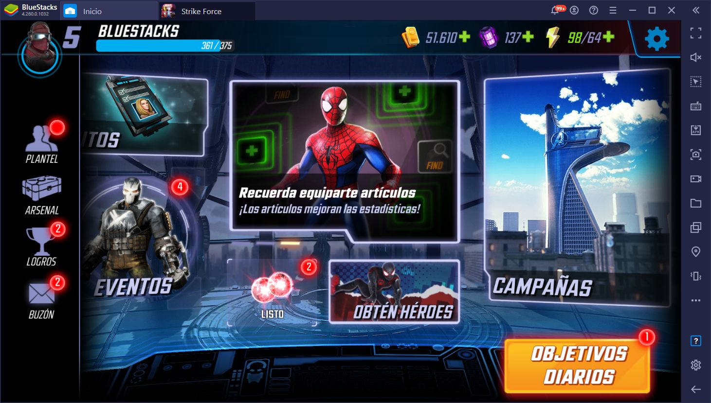 Marvel Strike Force Parche 5.1 - Detalles Sobre los Nuevos Personajes y Cambios a Sistemas