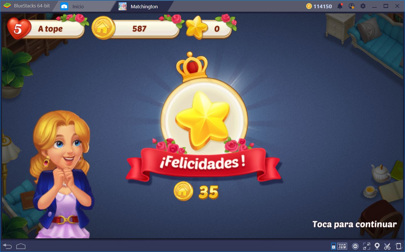 Matchington Mansion—Candy Crush Combinado con Juego de Remodelación de Interiores