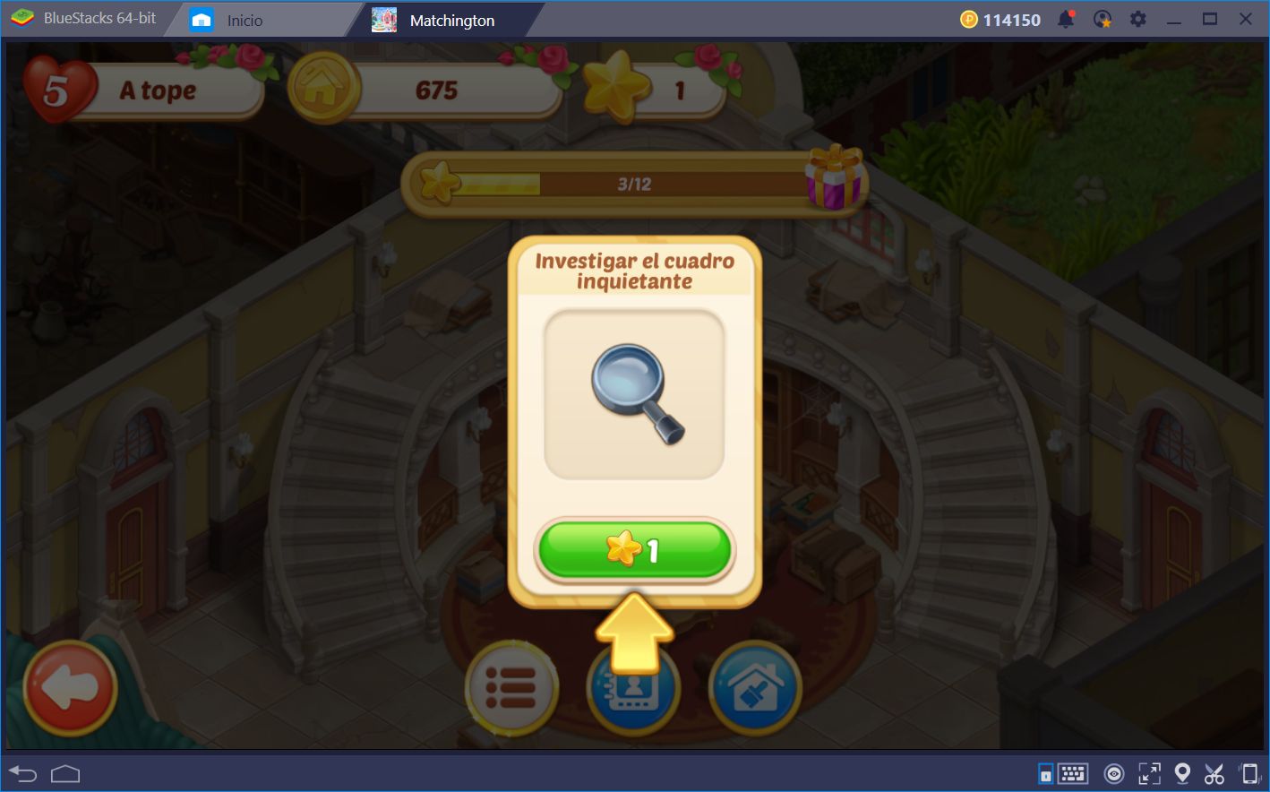 Matchington Mansion—Candy Crush Combinado con Juego de Remodelación de Interiores