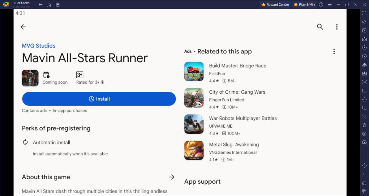 How to Play Mavin All-Stars Runner on PC with BlueStacks
