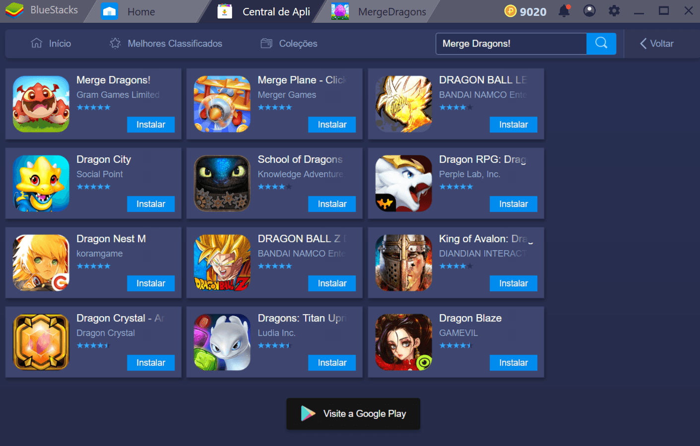 Como instalar e configurar Merge Dragons! com BlueStacks.