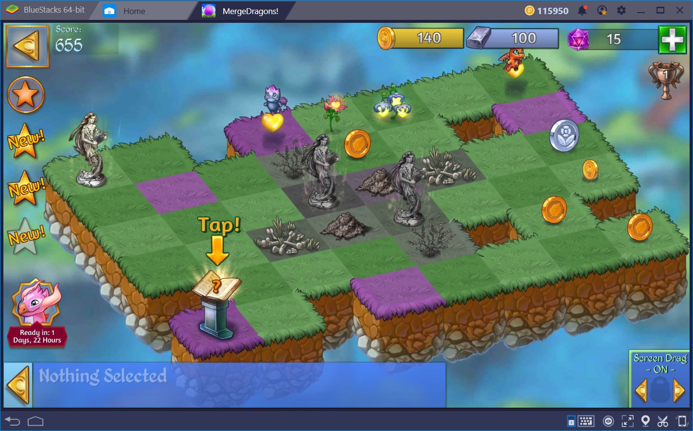 Merge Dragons! on BlueStacks—Improve your Gameplay with our Platform