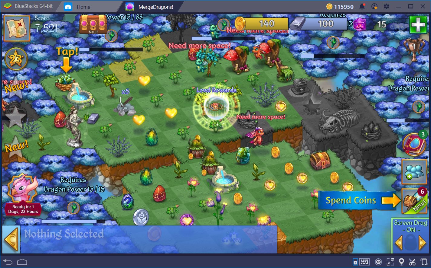 Merge Dragons! on BlueStacks—Improve your Gameplay with our Platform