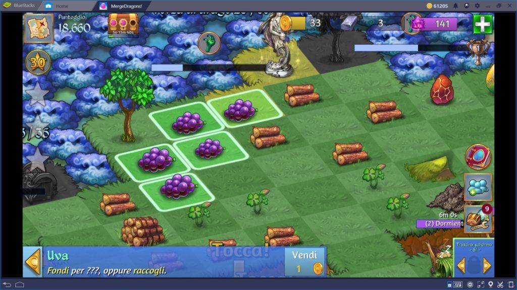 Fondere e Combinare gli oggetti in Merge Dragons! BlueStacks 4