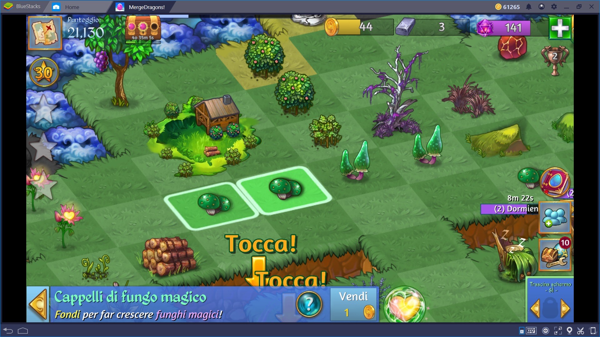 Fondere e Combinare gli oggetti in Merge Dragons!