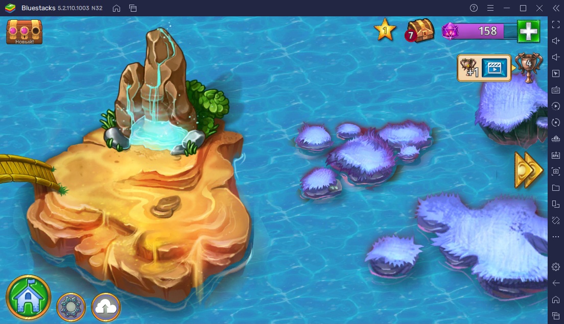 Merge Dragons! на ПК Гайд по комбинациям BlueStacks