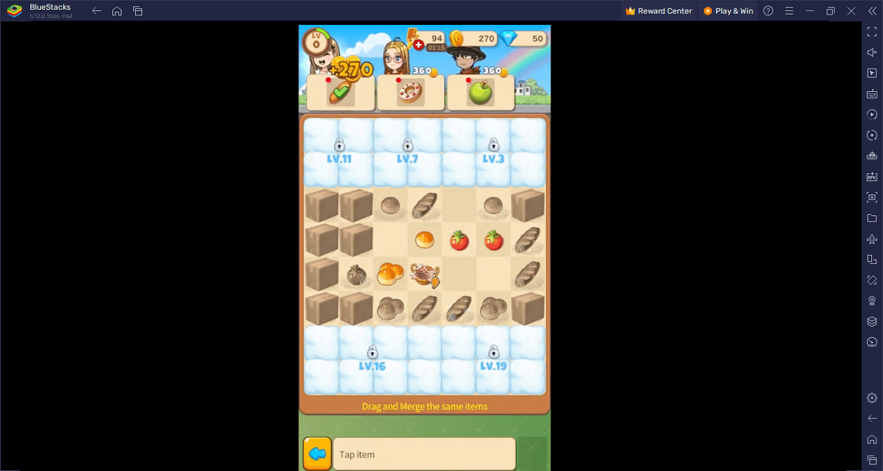 How to Play Merge Sweets on PC with BlueStacks