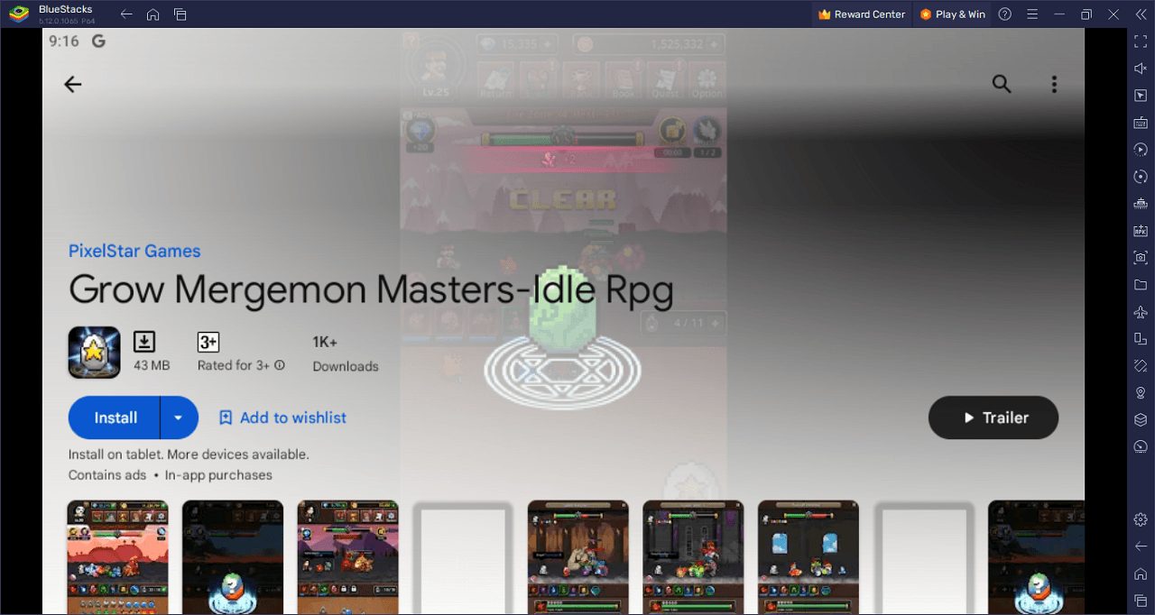 How to Play Grow Mergemon Masters-Idle Rpg on PC With BlueStacks