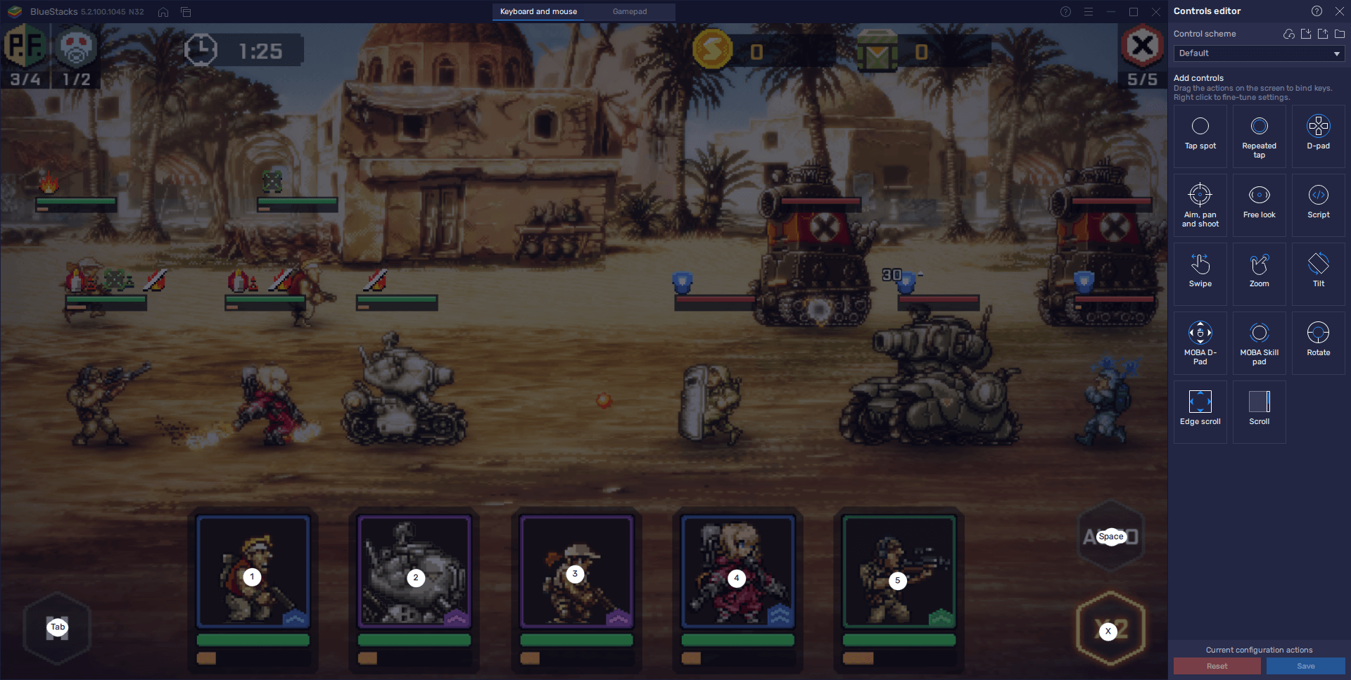 Metal Slug: Commander - How BlueStacks’ Tools Can Help to Improve Your Game