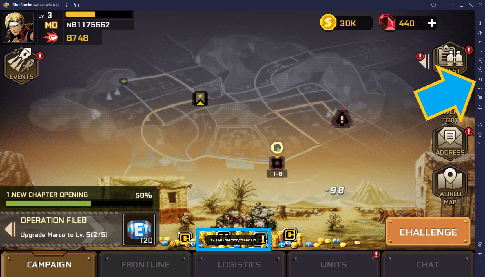 Metal Slug: Commander - How BlueStacks’ Tools Can Help to Improve Your Game