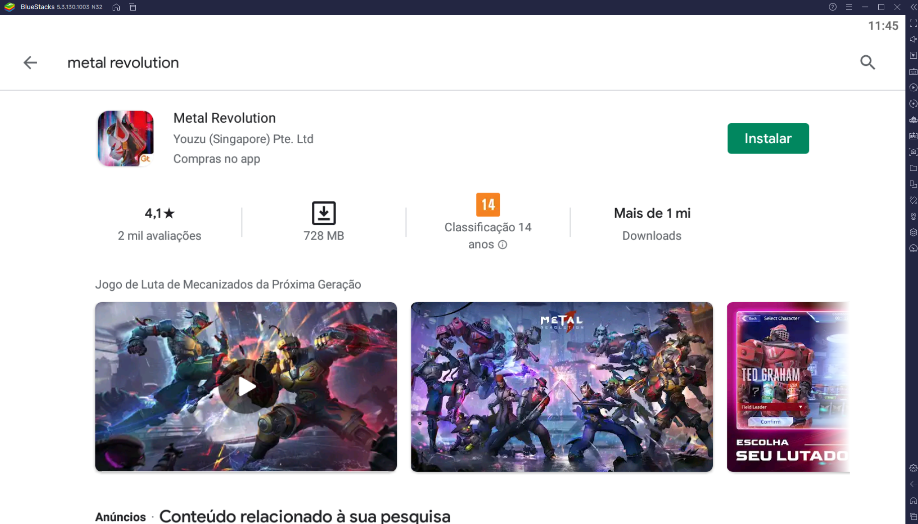 Como baixar e instalar Metal Revolution no PC com BlueStacks