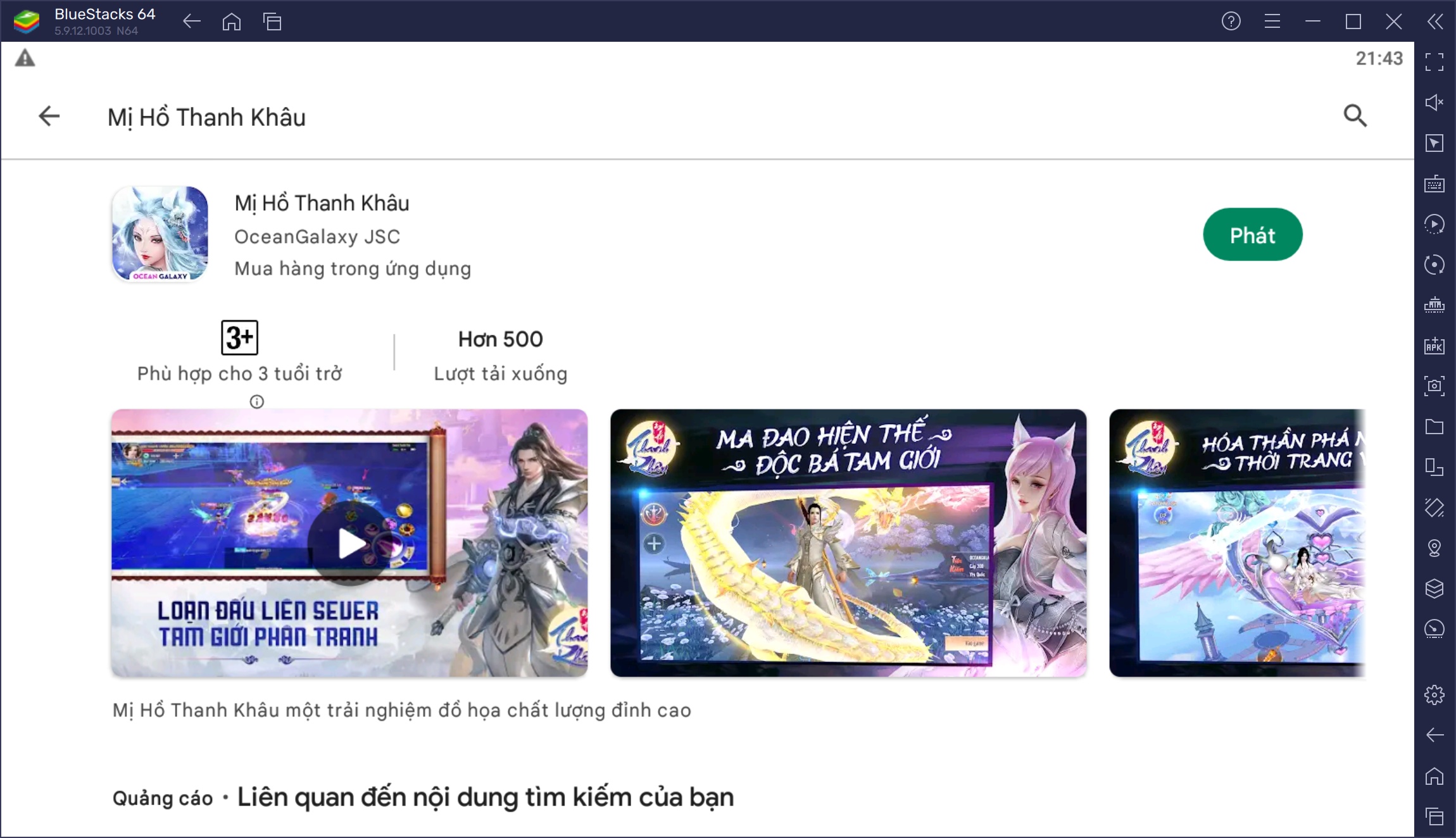 Trải nghiệm game nhập vai tu tiên Mị Hồ Thanh Khâu trên PC