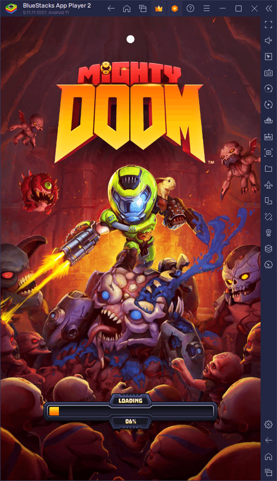 Mighty Doom na PC — jak cieszyć się najlepszą rozgrywką dzięki naszym narzędziom BlueStacks