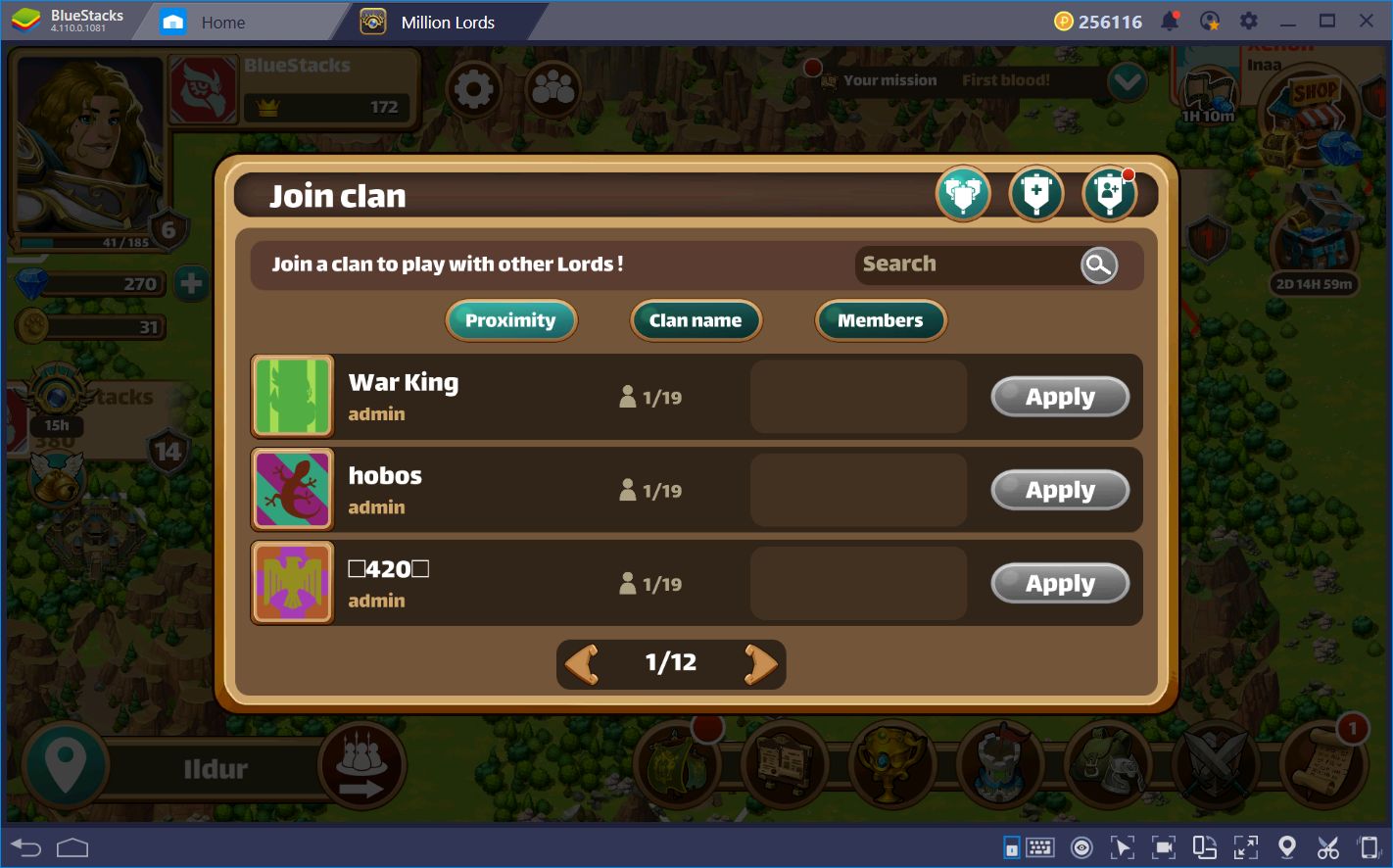 Conquering the Realm in Million Lords with BlueStacks