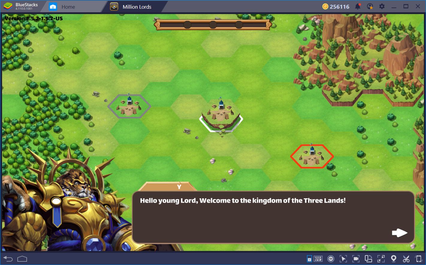 Million Lords on BlueStacks: Mobile Strategy, Abridged