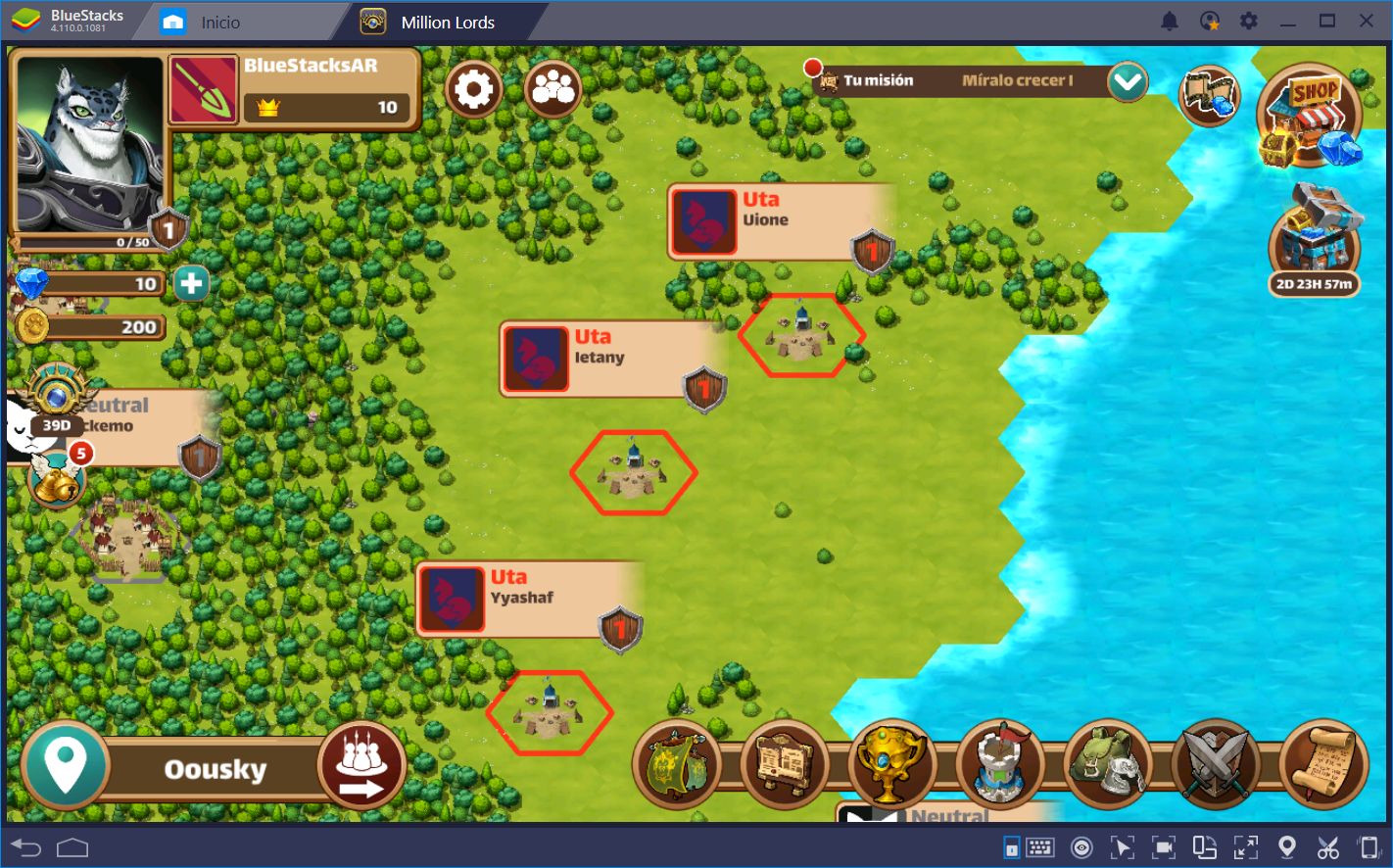 Million Lords en BlueStacks: Jugabilidad de Estrategia, Simplificada