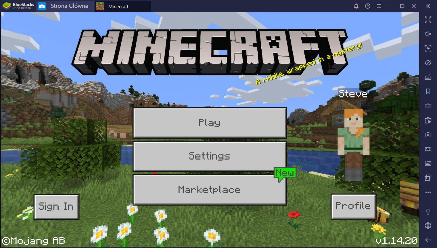 Minecraft jest już dostępny w BlueStacks
