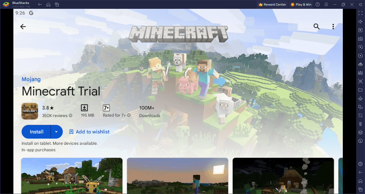 Minecraft is Now Available on BlueStacks