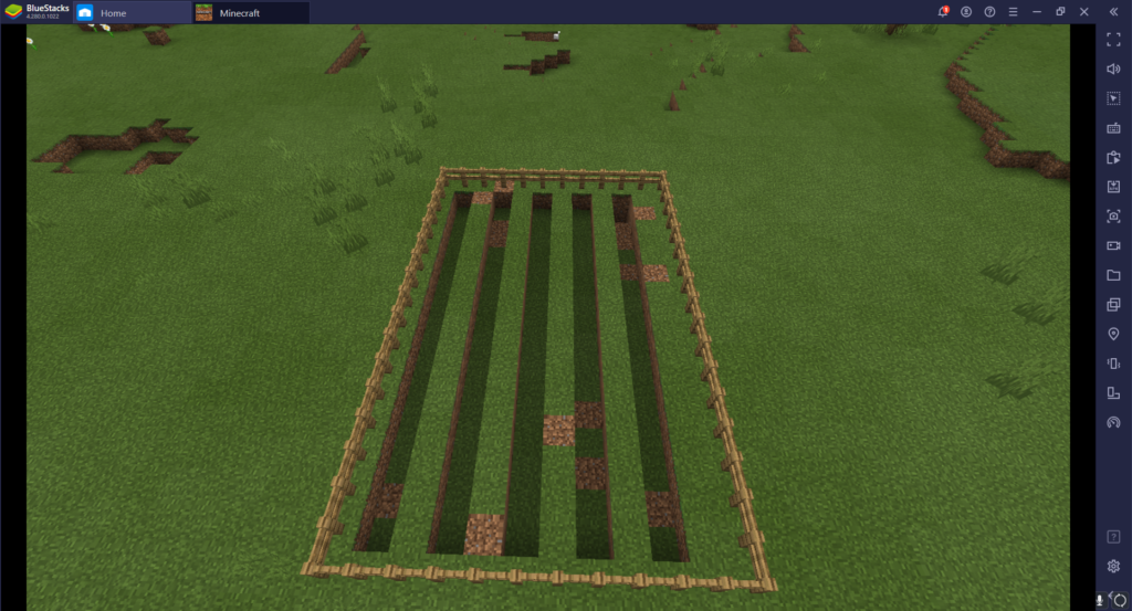 How to Build a Vegetable and Fruit Farm in Minecraft BlueStacks