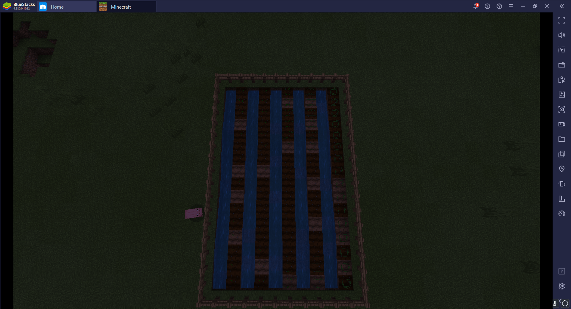 كيفية بناء مزرعة للخضراوات والفاكهة في لعبة Minecraft