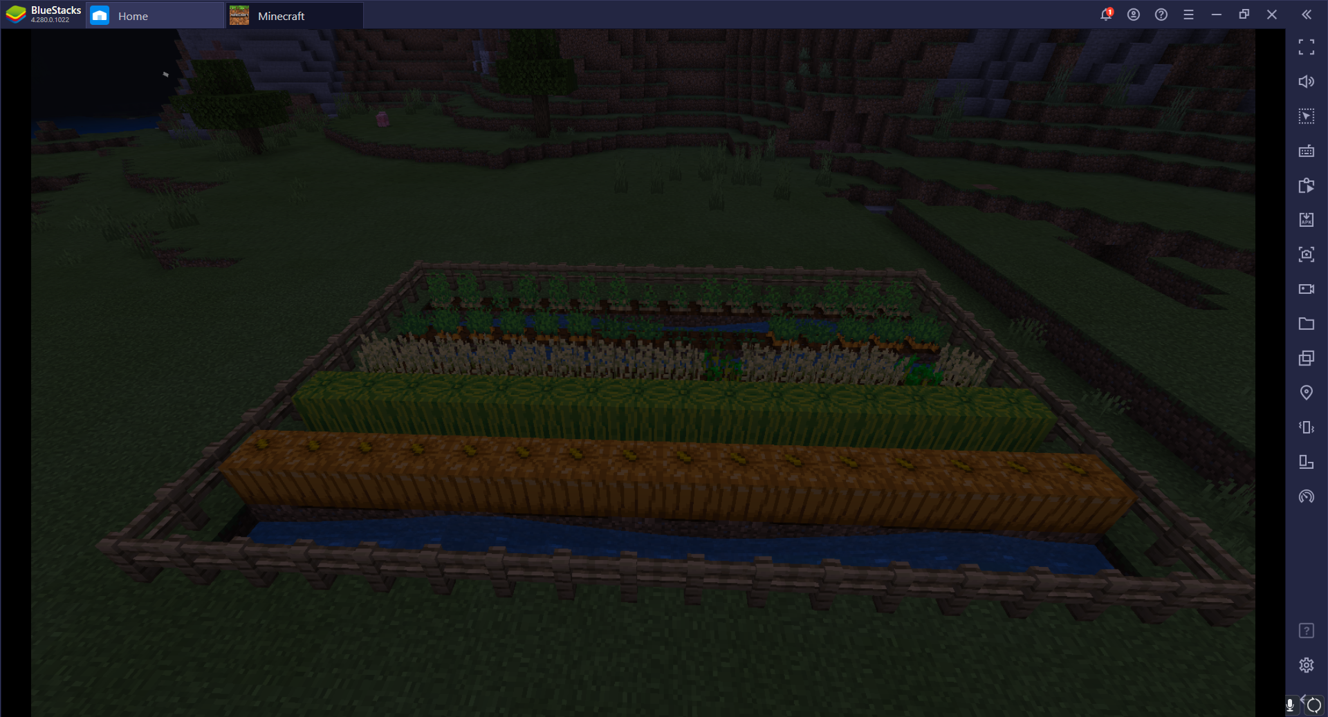 efficient wheat farm minecraft