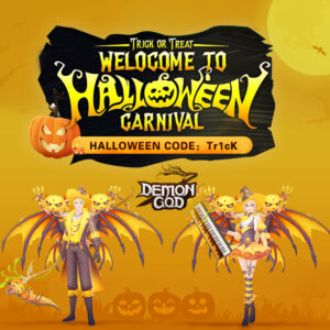 Demon God Announces Halloween Special Trick or Treat Event, Halloween Carnival