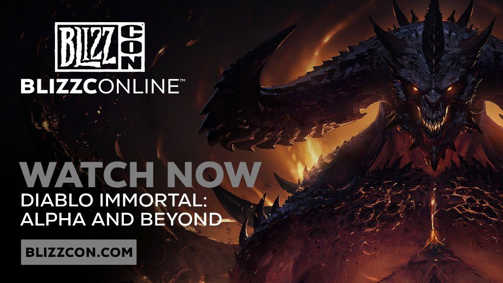 Diablo Immortal to be a Mobile MMORPG according to BlizzCon 2021 reveal