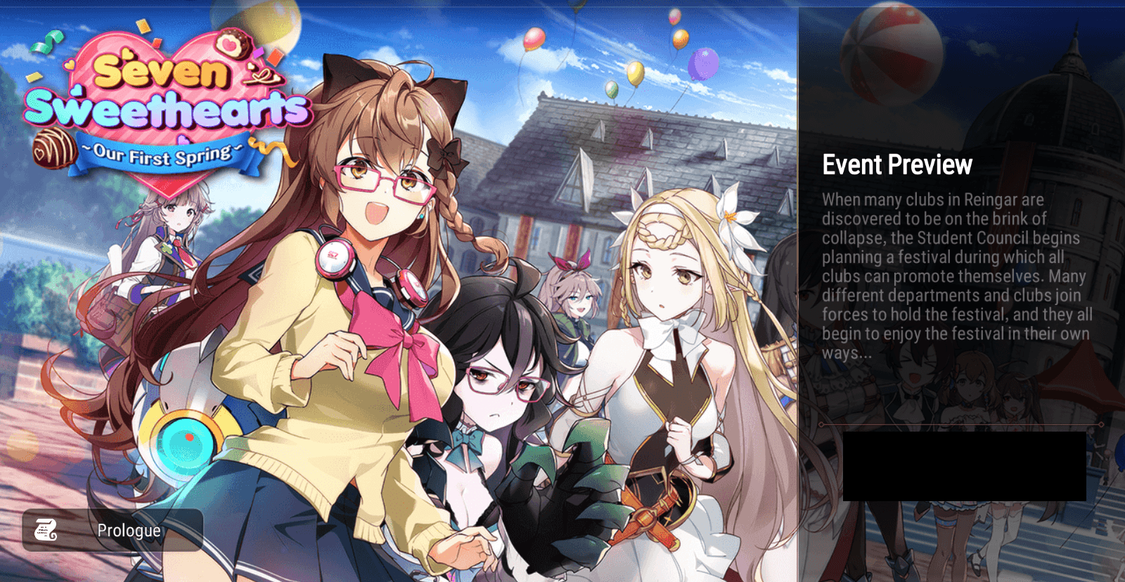 Epic Seven release special Side Story in Bittersweet Dessert Festival Week 2 update