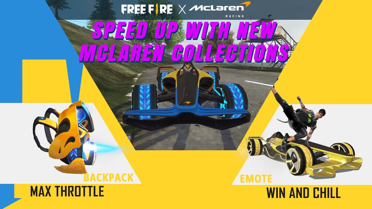 تطلق  لعبة Free Fire مركبة MCLFF المستقبلية كجزء من تعاون McLaren