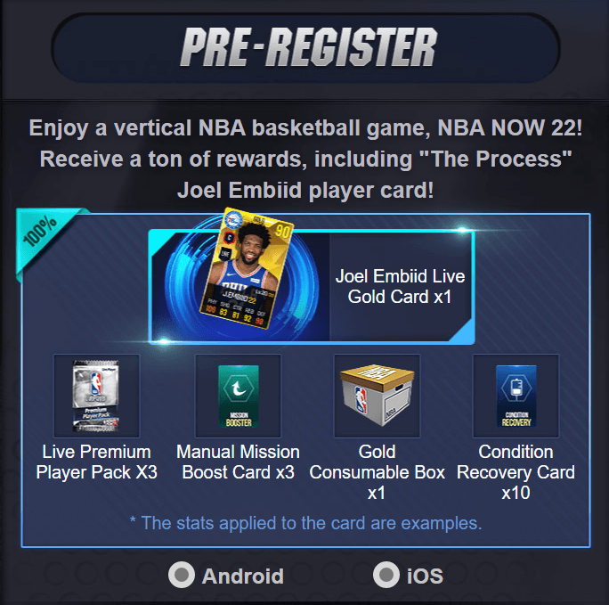 NBA Now 22 Commence Pre-registrations for Android and iOS