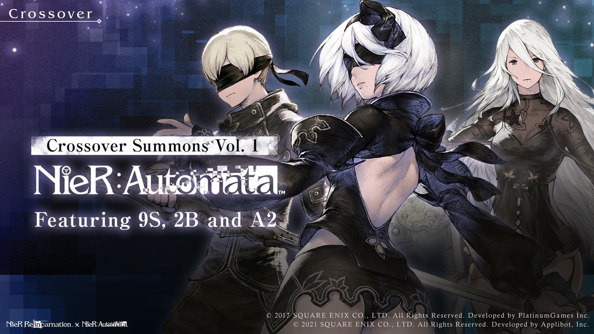 NieR Reincarnation Automata Crossover Event Gatcha Will Include 2P