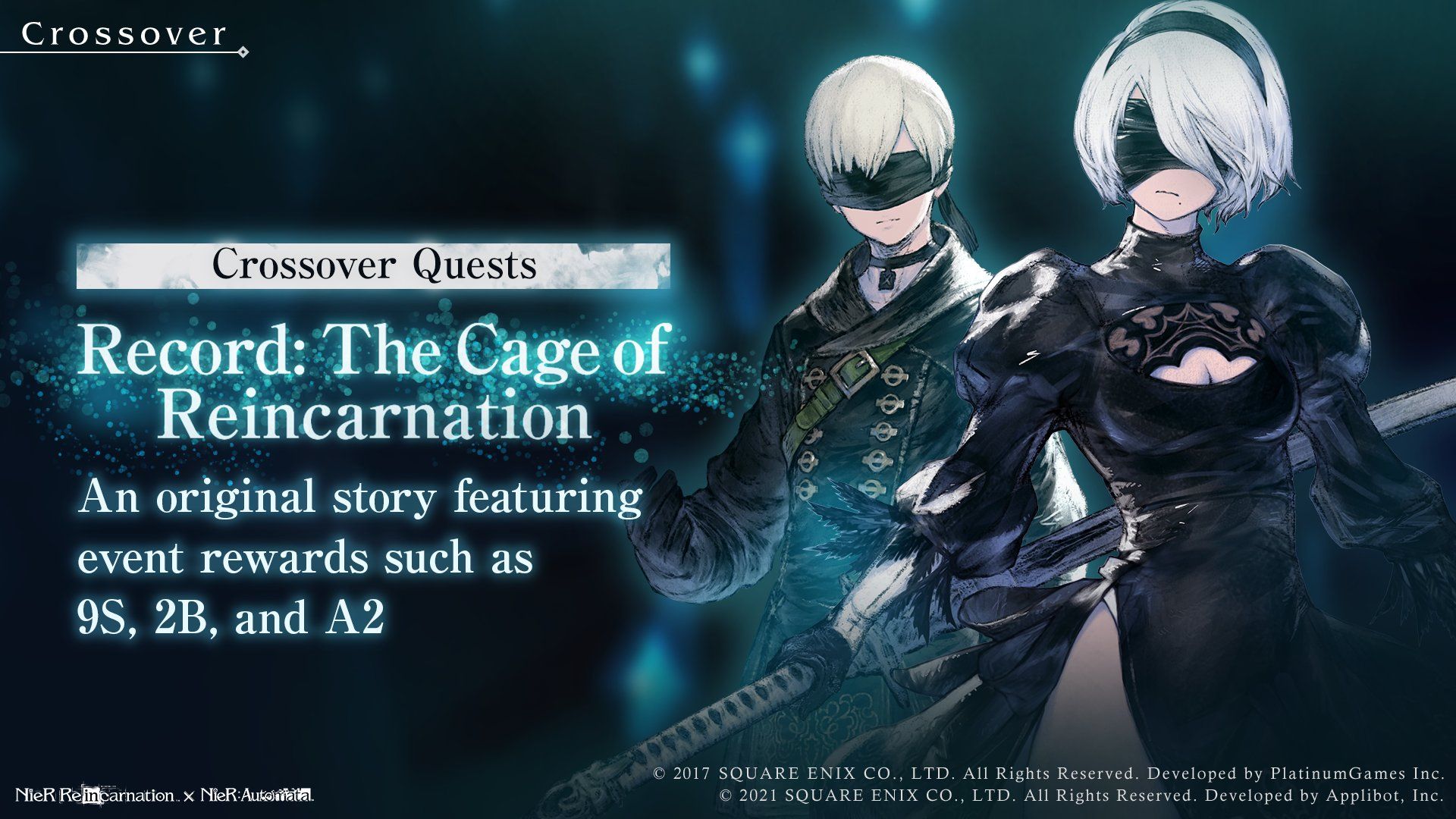 Nier Reincarnation adds limited time characters 2B, 9S and A2 as part of  Nier Automata crossover