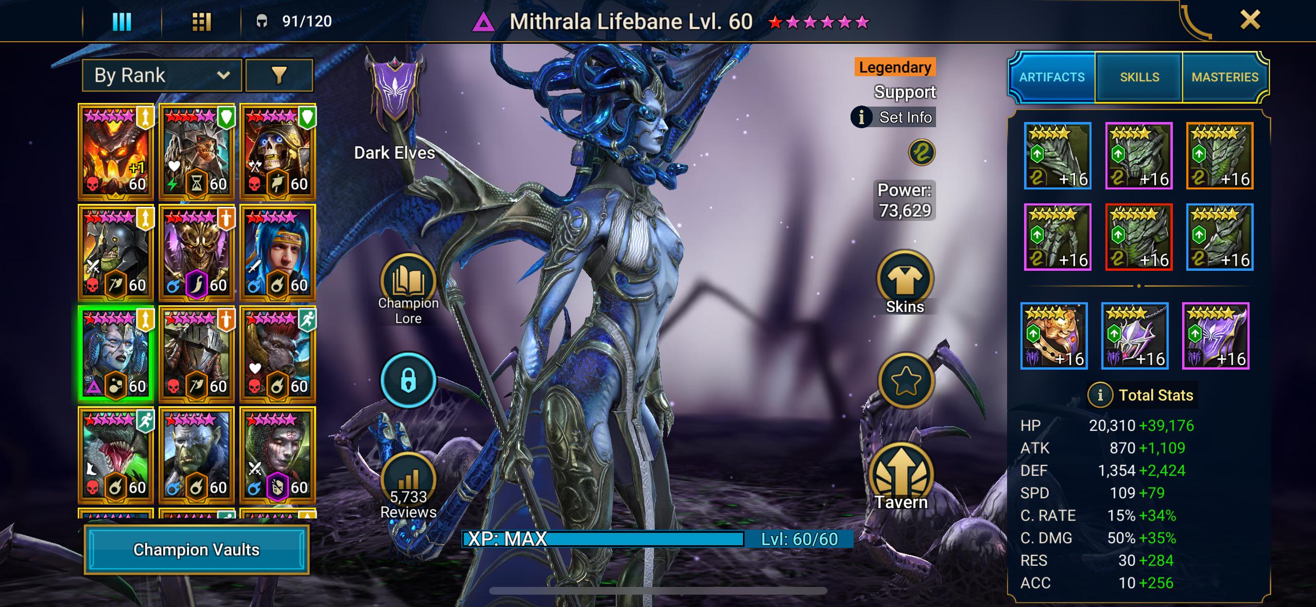 Unstoppable Mithrala Lifebane Build for Raid: Shadow Legends