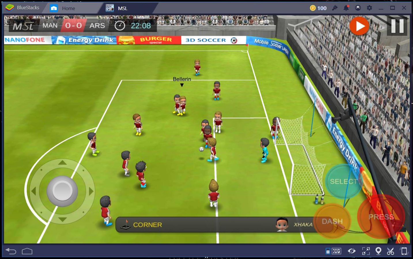 Mobile Soccer League เกมฟุตบอลที่สมเป็นเกมการแข่งขันจริงจังบนมือ