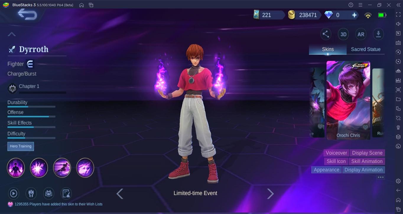 Event Spesial KOF di Mobile Legends Hadirkan Beragam Skin Keren