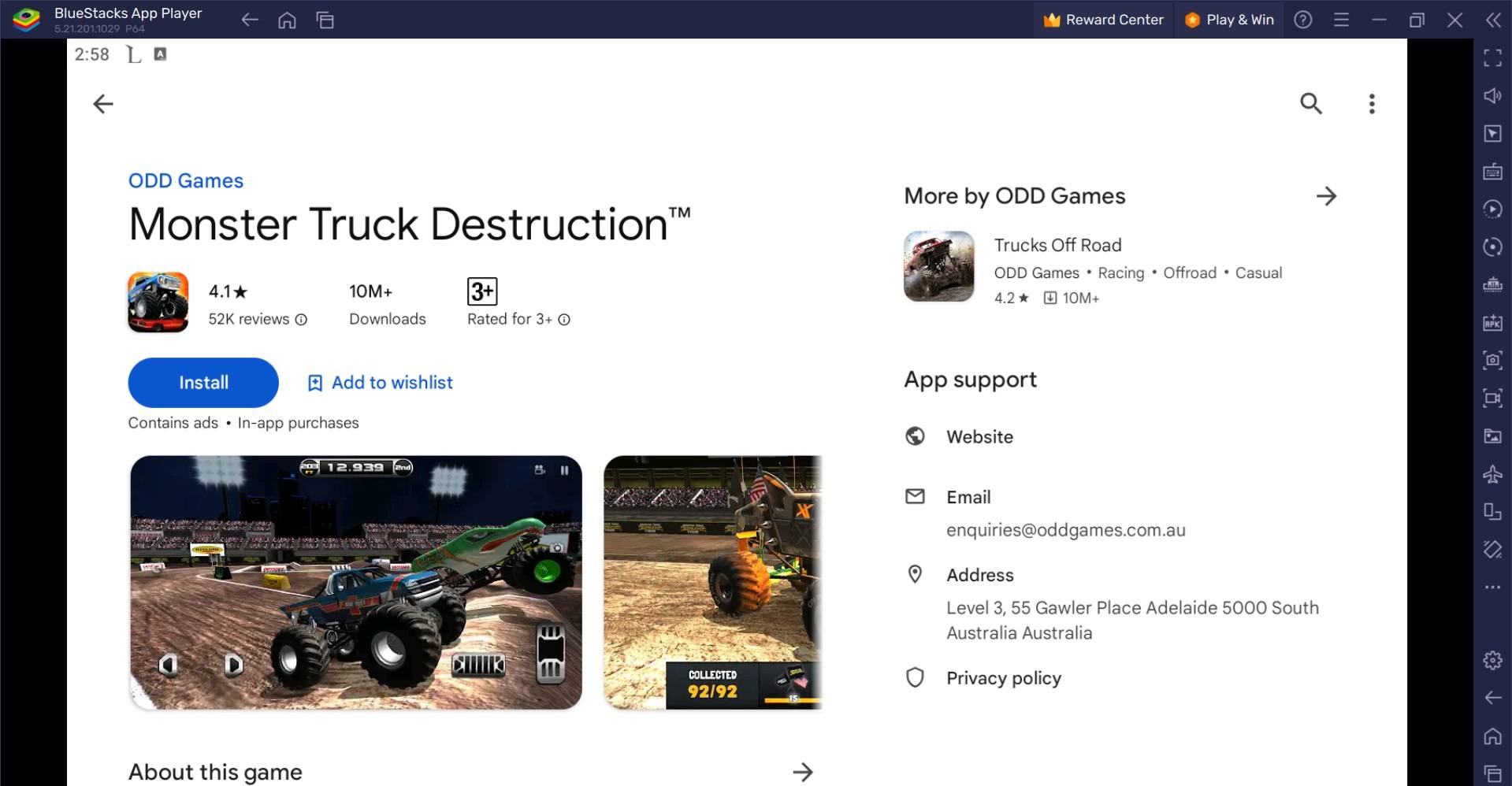 How to Play Monster Truck Destruction on PC with BlueStacks