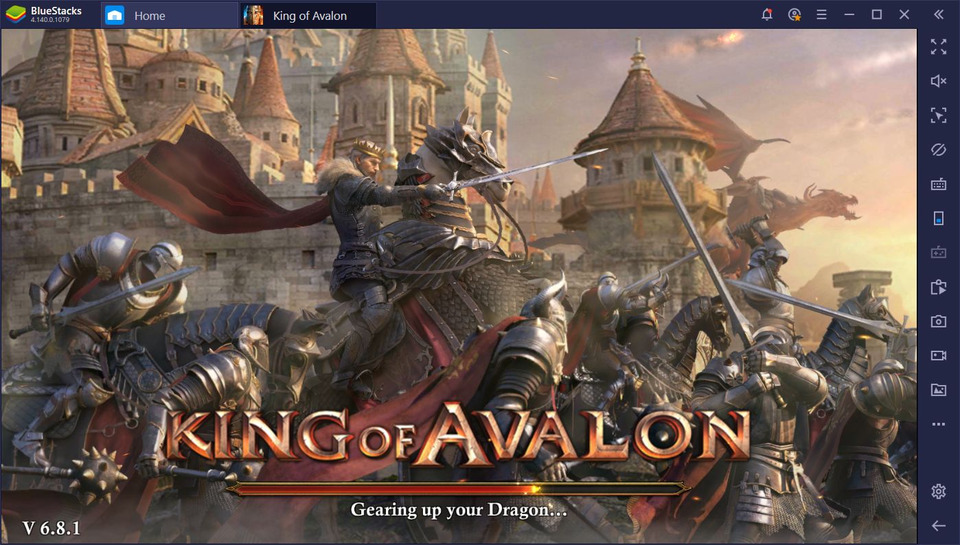 Creating an Empire in King of Avalon on PC With BlueStacks Instances