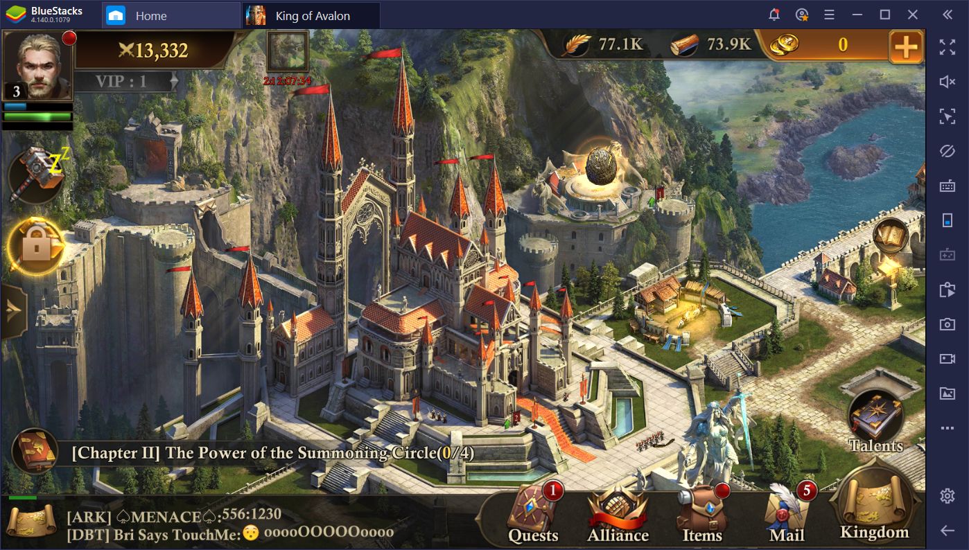 Creating an Empire in King of Avalon With BlueStacks Instances