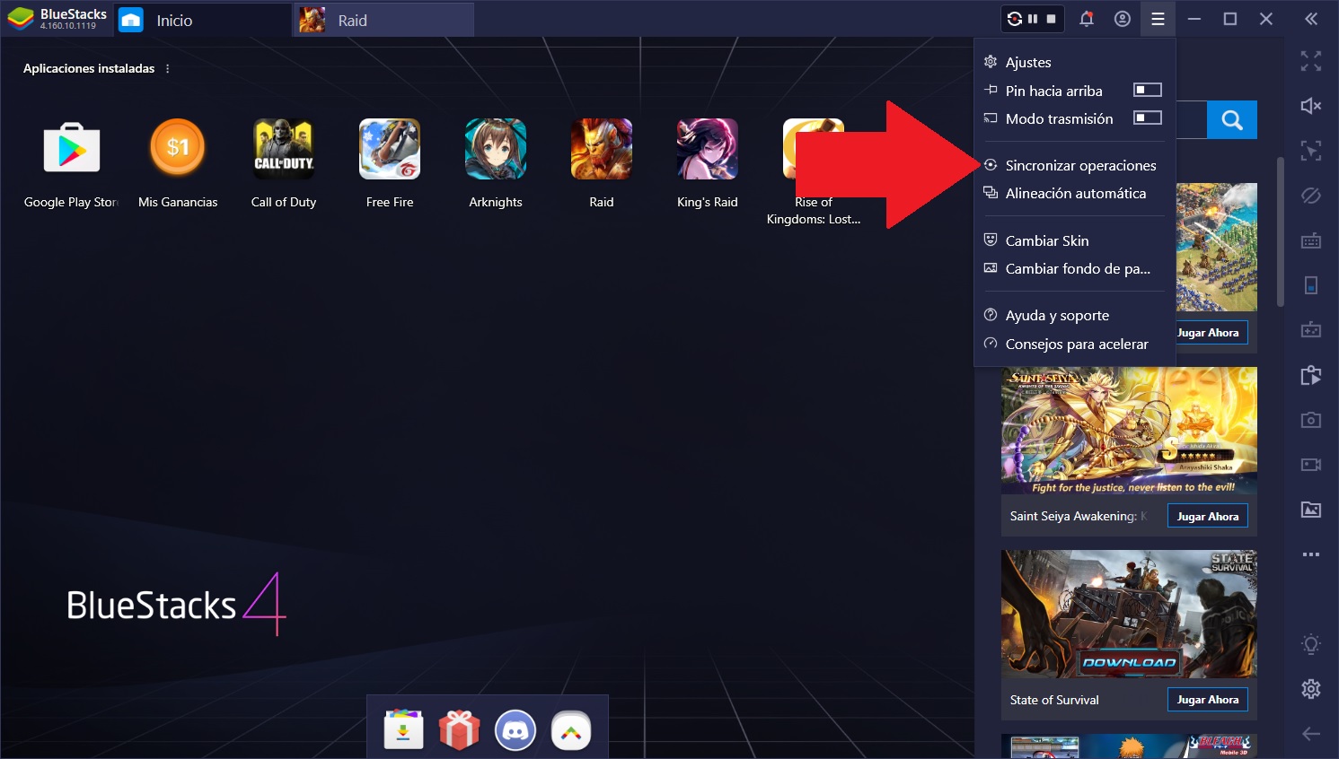 El Sincronizador de Instancias de BlueStacks - Perfecciona el Arte de Multitasking